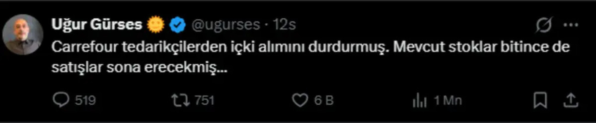 A101 e geçen CarrefourSA da alkol dönemi kapanıyor!, Görsel 1