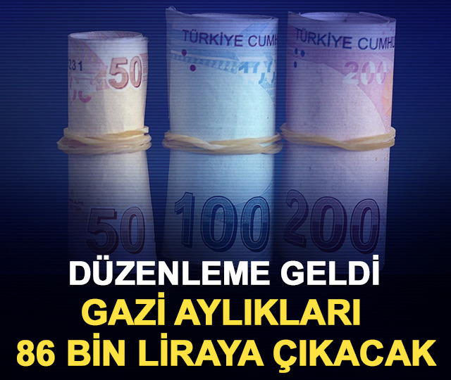 Gazi aylıkları 86 bin liraya çıkacak: Düzenleme geldi