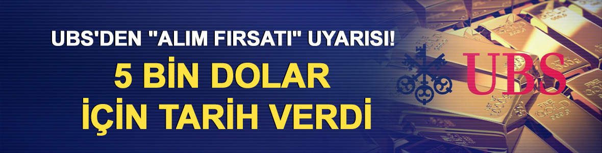 UBS'den "Alım fırsatı" uyarısı! 5 bin dolar i&ccedil;in tarih verdi