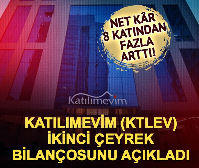 Katılımevim (KTLEV) 20262&Ccedil; bilan&ccedil;osu! Net k&acirc;r %713 arttı