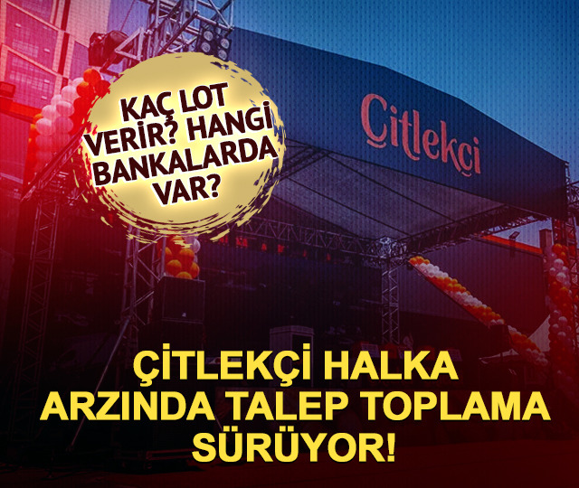 Çitlekçi kaç lot verir? Çitlekçi halka arzında talep toplama sürüyor!