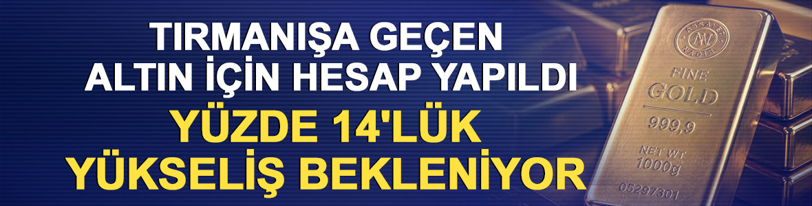 Tırmanışa ge&ccedil;en altın i&ccedil;in hesap yapıldı: %14'l&uuml;k y&uuml;kseliş bekleniyor