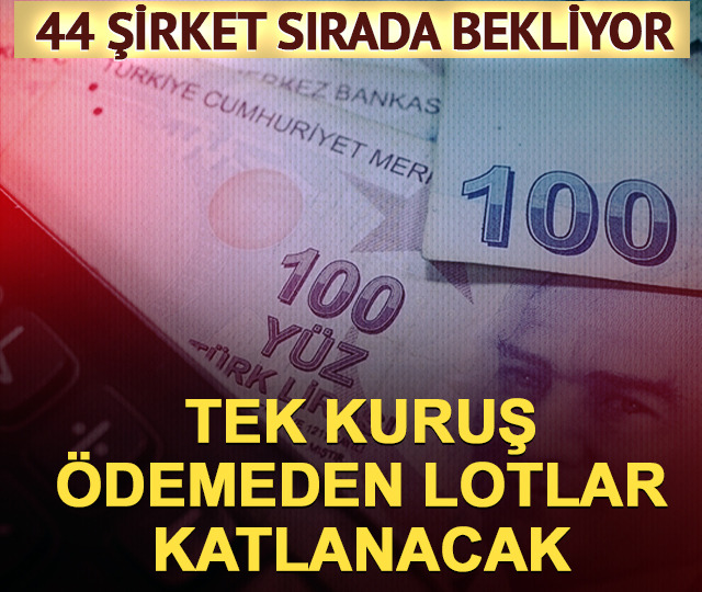 Tek kuruş ödemeden lot sayısı katlanacak! Listede 44 hisse var