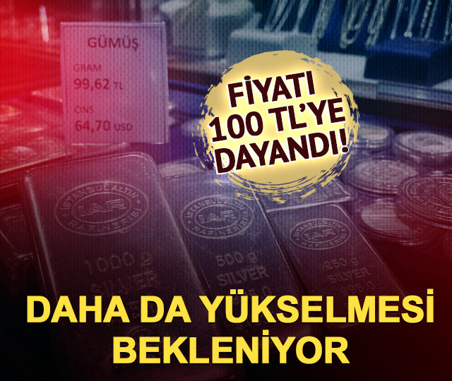 Gümüş 100 TL'ye dayandı! Dev bankadan %47'lik yükseliş potansiyeli