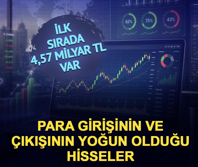 Borsada para bu hisselere aktı! İlk sırada 4,57 milyar TL var
