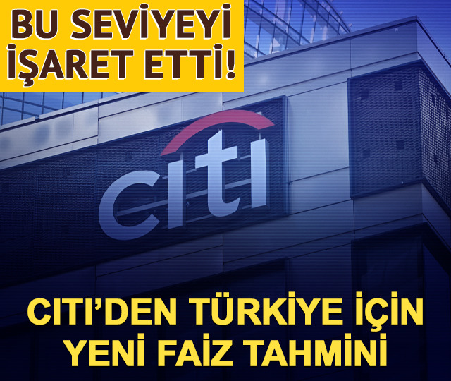 Dev bankadan Türkiye için faiz tahmini! Yıl sonu için bu seviyeyi işaret etti