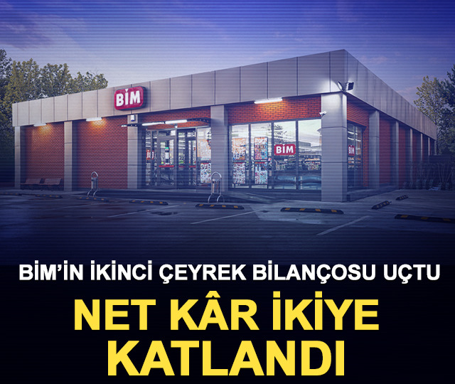 BİM’in ikinci çeyrek bilançosu uçtu: Net kâr ikiye katlandı