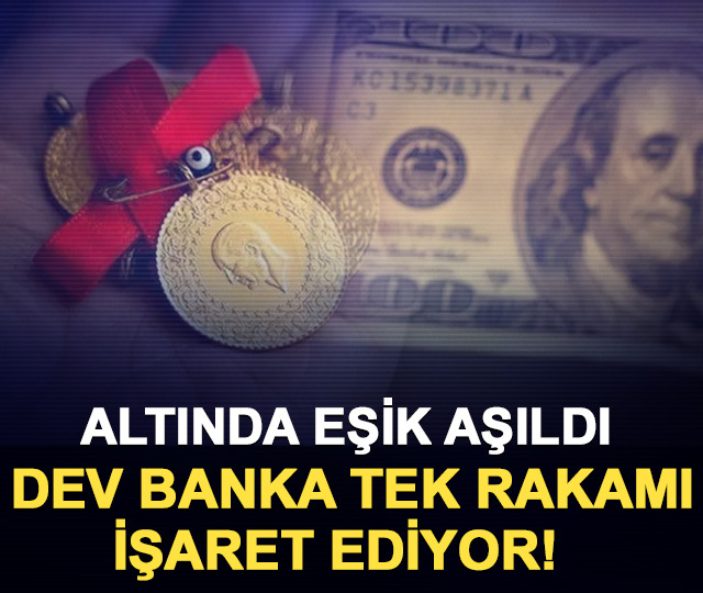 Altında eşik aşıldı: Morgan Stanley tek bir rakamı işaret ediyor!