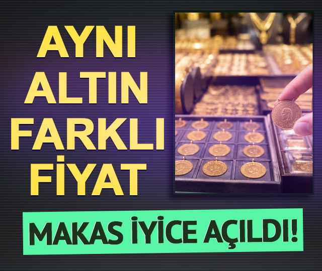 Aynı altın, farklı fiyat: ALTIN.S1'de makas iyice a&ccedil;ıldı