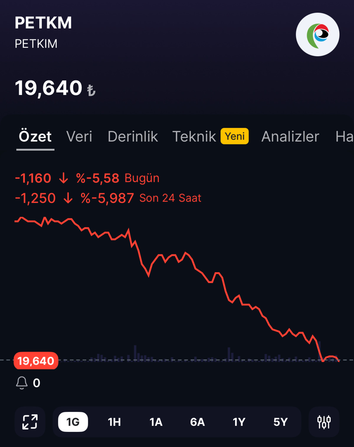PETKM neden düşüyor? Hissede devre kesici çalıştı, Görsel 1