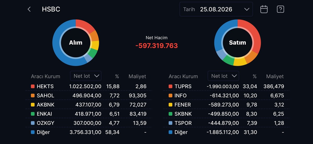 HSBC nin en çok alım satım yaptığı hisseler, Görsel 3