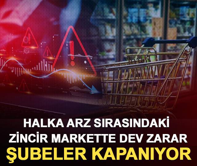 Halka arz sırasındaki zincir markette dev zarar: Şubeler kapanıyor