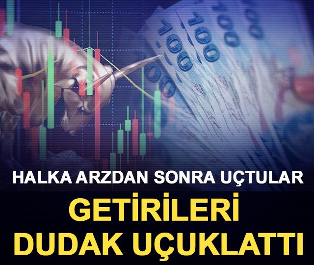 Halka arzdan sonra u&ccedil;tular: Getirileri dudak u&ccedil;uklattı