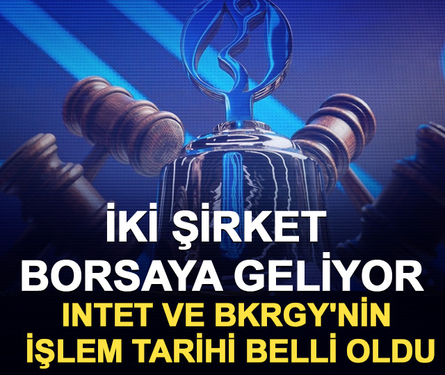 İki şirket borsaya geliyor: INTET ve BKRGY'nin işlem tarihi belli oldu 