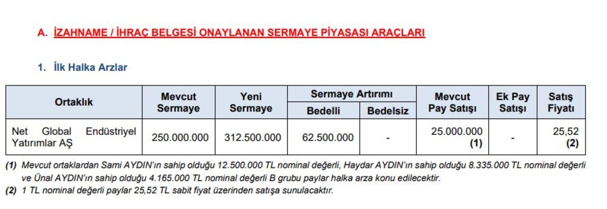 Net Global kaç lot verir? Net Global halka arz oluyor, Görsel 1