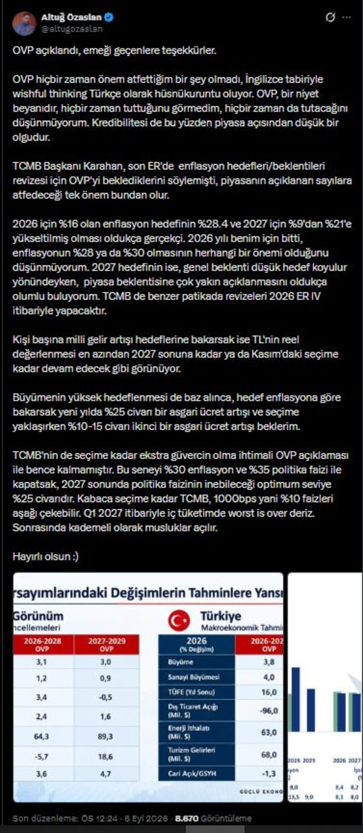 OVP de enflasyon hedefi sert değişti! Ekonomistler ne dedi?, G&ouml;rsel 3