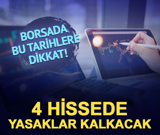 Borsada 10 ve 11 Eyl&uuml;l'e dikkat! 4 hissede yasaklar kalkacak