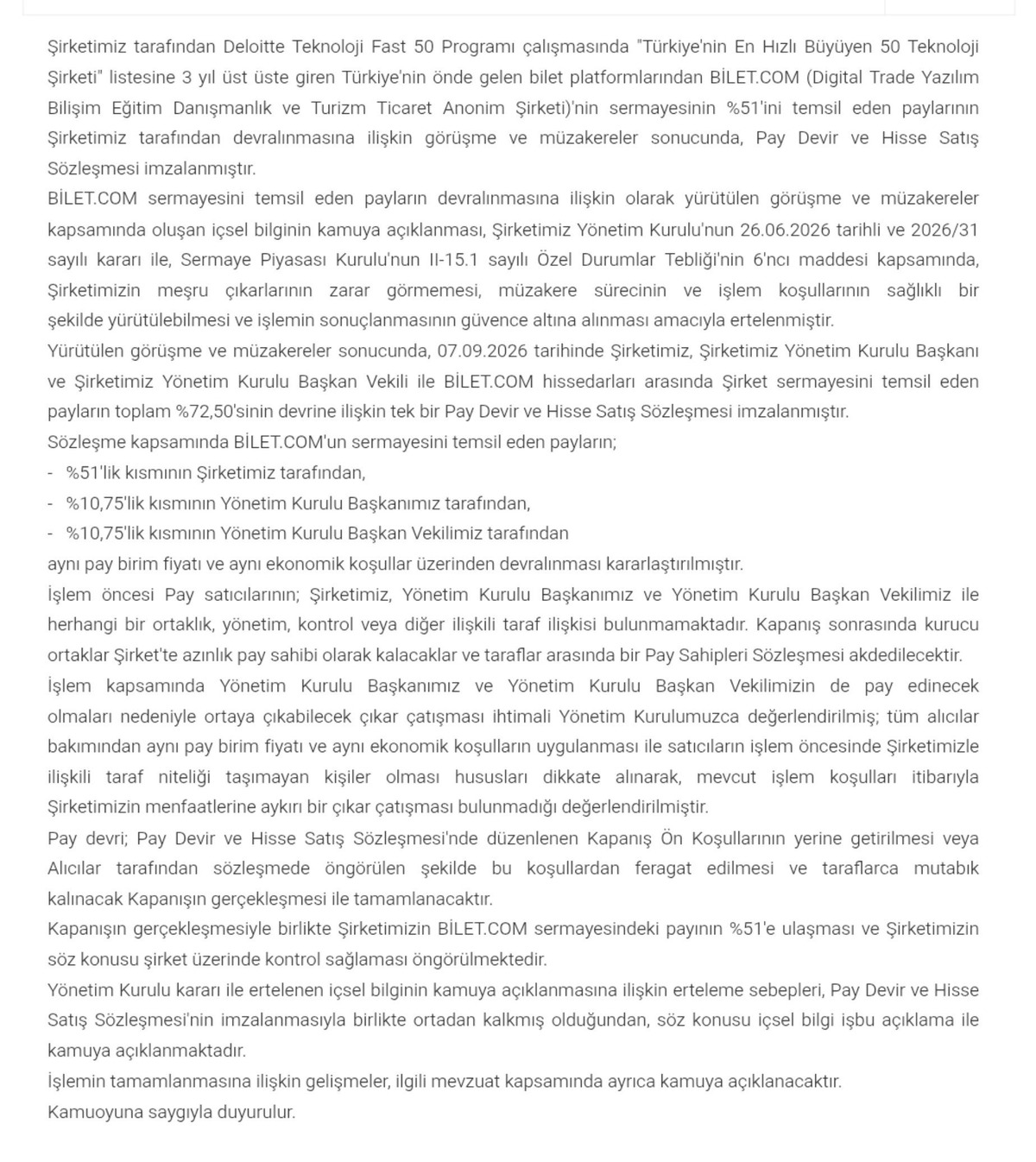 MCARD dan dev satın alma: BİLET.COM un yüzde 51 ini alıyor, Görsel 1