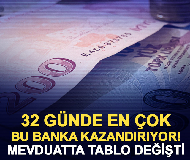 32 g&uuml;nde en &ccedil;ok bu banka kazandırıyor! Mevduat faizi getirisi 2026 eyl&uuml;l