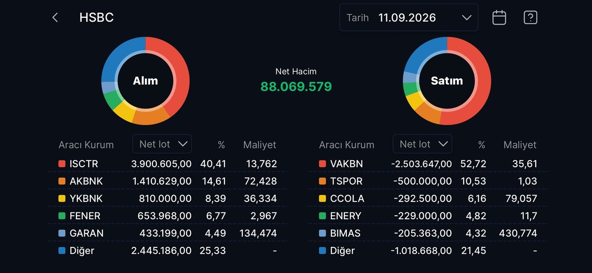 HSBC nin en &ccedil;ok alım satım yaptığı hisseler, G&ouml;rsel 4