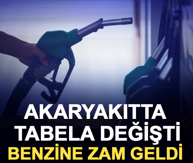 Akaryakıtta tabela değişti: Benzine zam geldi