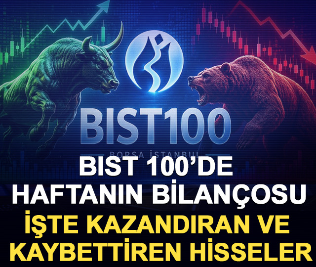 BIST 100&rsquo;de haftanın bilan&ccedil;osu: İşte kazandıran ve kaybettiren hisseler 