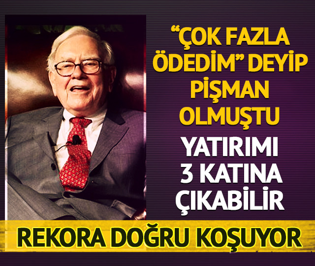 Efsanevi yatırımcı Buffet'ın pişman olduğu yatırım servet rekoru kıracak!