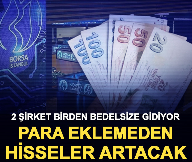 2 hissede yarın para eklemeden lotlar artacak