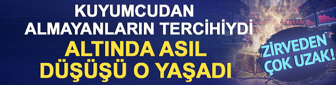 Altın asıl Borsa İstanbul&rsquo;da d&uuml;ş&uuml;yor: ALTINS1 zirveden &ccedil;ok uzak