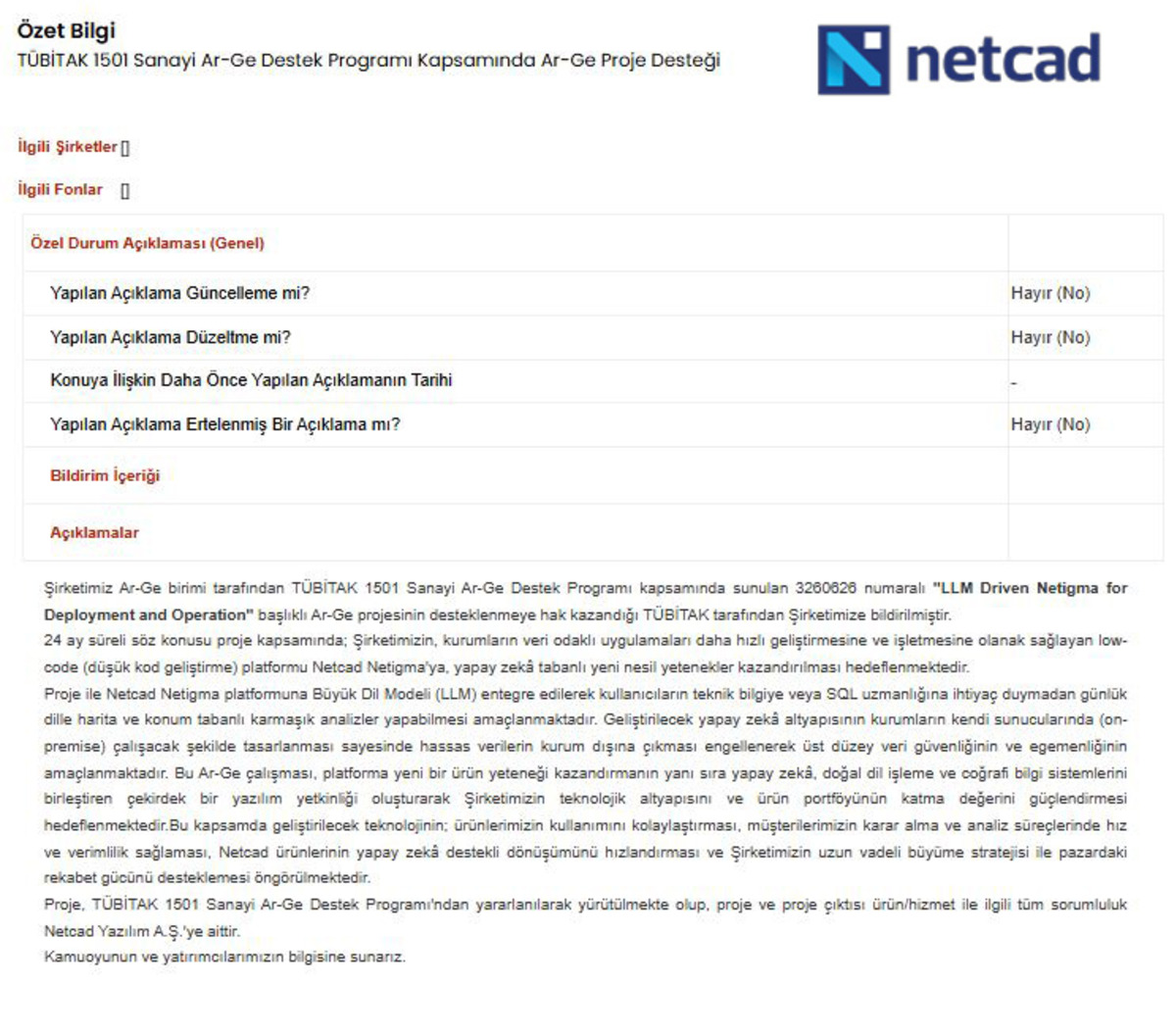 Netcad ın yapay zeka projesine T&Uuml;BİTAK desteği!, G&ouml;rsel 1