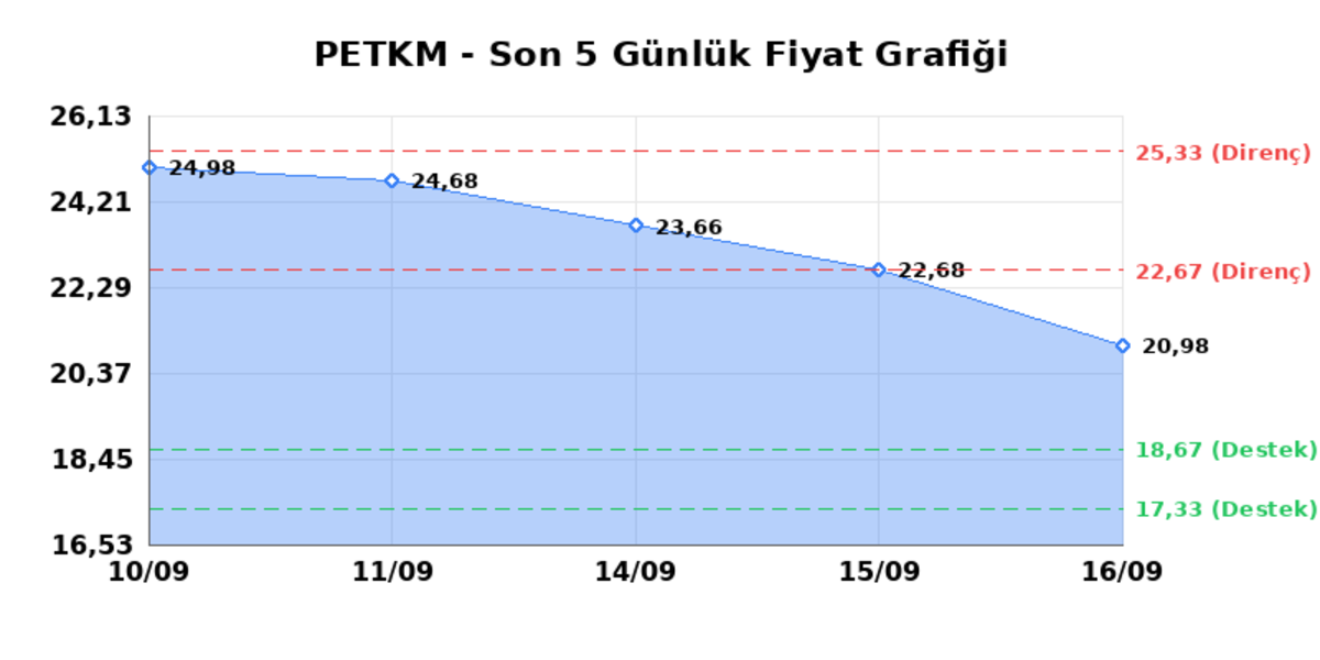 PETKİM PETROKİMYA (PETKM) 17 Eylül Perşembe 2026: Günlük Teknik Hisse Analizi, Görsel 1