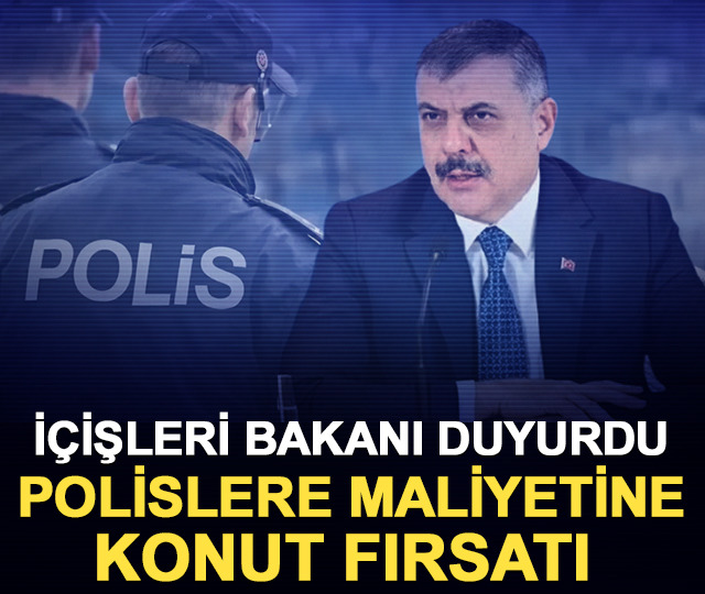 Bakan duyurdu: Polislere maliyetine konut fırsatı