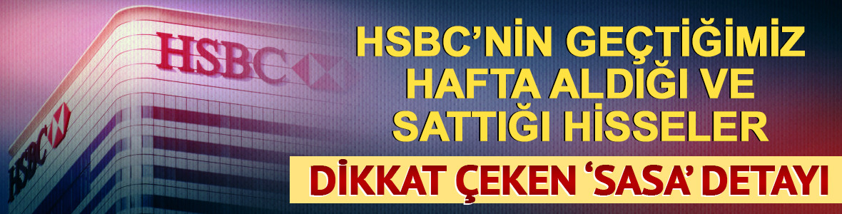 HSBC'den BİST'te 977 milyon TL'lik alım: Bu hisseleri topladı