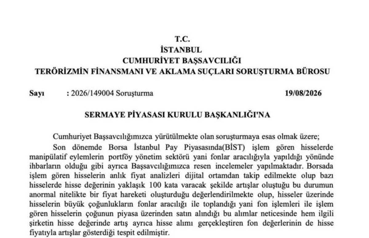 Fon soruşturmasının perde arkası belli oldu: Her şey o yazı ile başladı!, Görsel 1