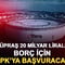 T&uuml;praş 20 milyar liralık bor&ccedil; i&ccedil;in SPK&rsquo;ya gitti
