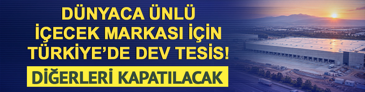 PepsiCo i&ccedil;in Kocaeli'de dev tesis! 46 d&ouml;n&uuml;ml&uuml;k alana kuruluyor