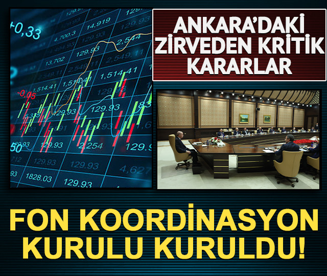 Fonlar için Koordinasyon Kurulu kuruldu: DDK inceleme başlattı
