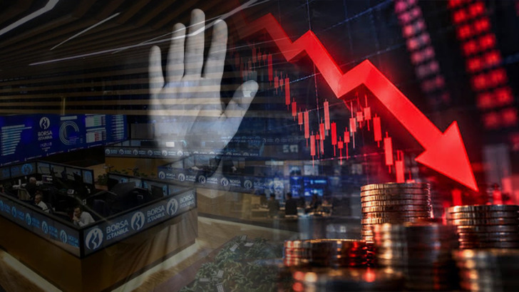 Borsa İstanbul'da 4,5 trilyon lira buhar oldu