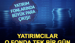 Hisse senedi fonlarında 5 günlük çıkış serisi!