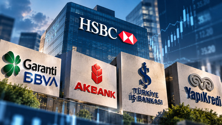 HSBC 3 banka hissesinde hedef fiyatı d&uuml;ş&uuml;rd&uuml;! Favorisini a&ccedil;ıkladı