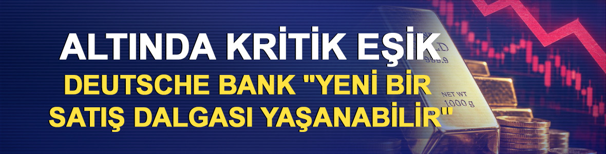 Altında kritik eşik: Deutsche Bank " Yeni bir satış dalgası yaşanabilir"