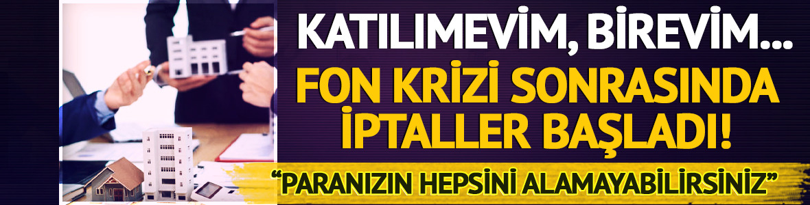 Fon krizi tasarruf finansmanını da sarstı! Uzmanlardan uyarı geldi
