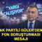 AK Partili G&uuml;ler'den fon soruşturması mesajı! "Yargı &ccedil;alışıyor"
