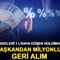 Hisseleri 1 liraya d&uuml;şen holdingde başkandan milyonluk geri alım