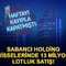 Sabancı Holding (SAHOL) hisselerinde 13,8 milyon lot satıldı!