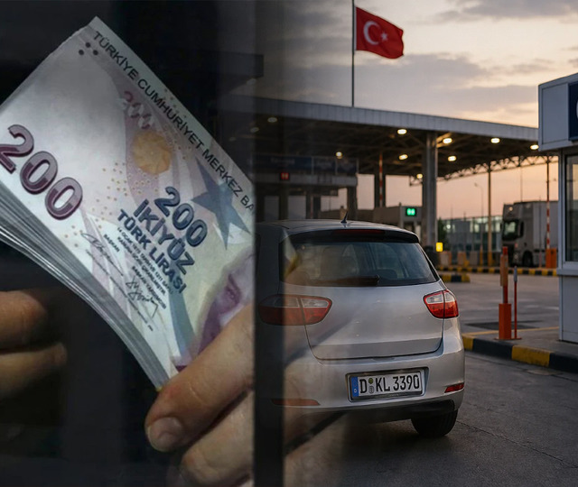 Gurbet&ccedil;iye yıllık vergi: Yabancı plakalı ara&ccedil;lara ek s&uuml;re yolda 