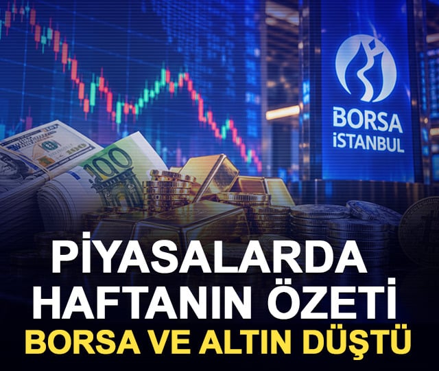 Piyasalarda haftanın &ouml;zeti: Borsa ve altın d&uuml;şt&uuml;
