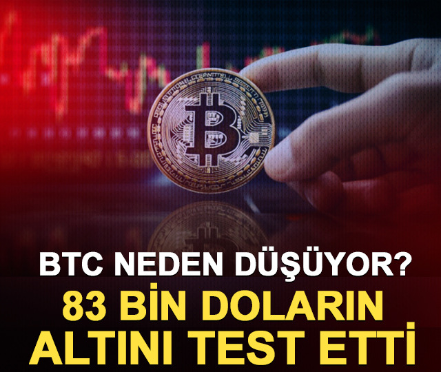 Bitcoin neden düşüyor? 83 bin doların altını test etti