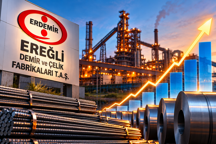 Ereğli Demir'in (EREGL) hem satışları hem de net k&acirc;rı arttı!