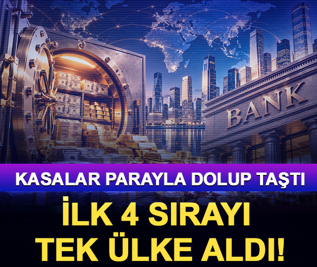 Kasalar parayla dolup taştı: İlk 4 sırayı tek &uuml;lke aldı!